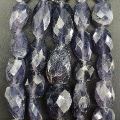 Iolite Naturale Sassi Piatti Sfaccettati A Mano