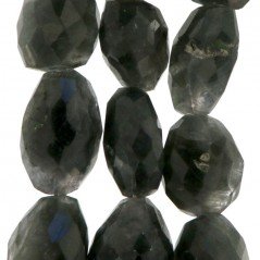 Iolite Naturale Grigio Blu Sassi Grezzi Sfaccettati A Mano