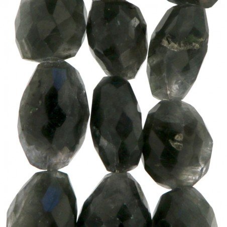 Iolite Naturale Grigio Blu Sassi Grezzi Sfaccettati A Mano