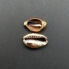 Componente Conchiglia Placcato Oro 10-13x15-20mm 1pz