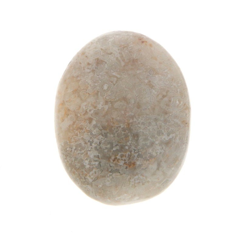Agata Crazy Lace Naturale Forma Ovale Piatto Cabochon Liscio Fatto a Mano 28X22mm 6,64gm 1pz