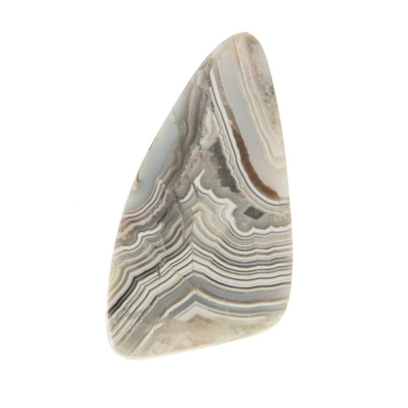 Agata Crazy Lace Naturale Forma Fantasia Piatto Cabochon Liscio Fatto a Mano 25X14mm 2,81gm 1pz