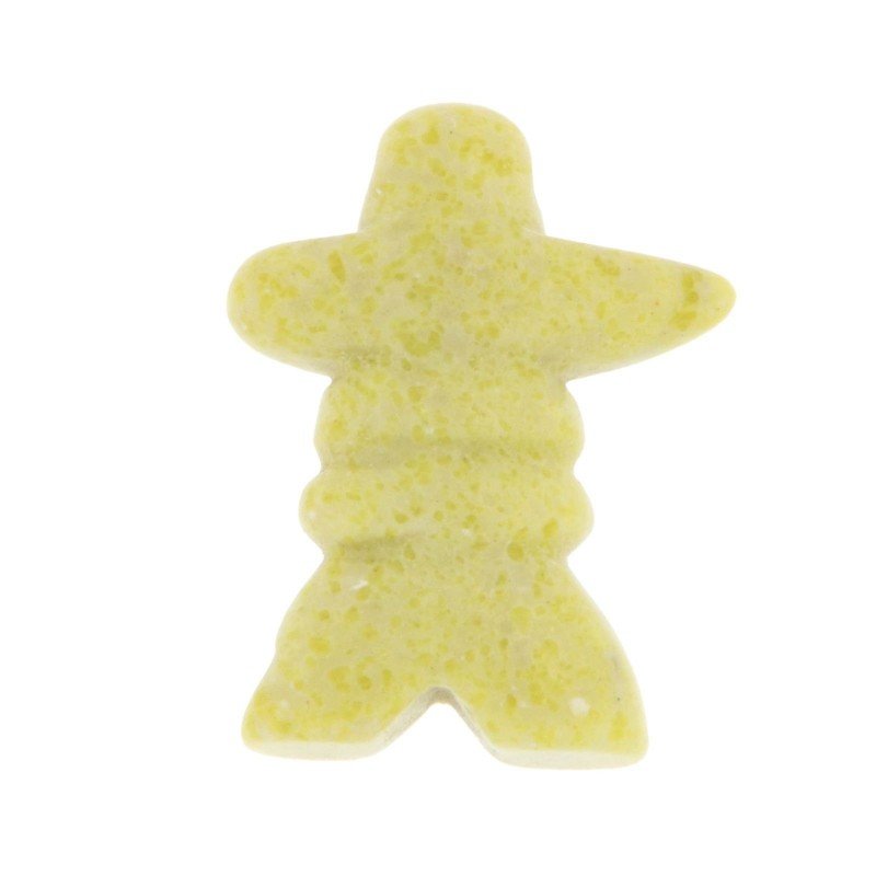 Pendente giada limone forma omino 35x20 1pz