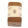 Componente in legno rettangolare inciso lavorato 26x43 mm 1pz