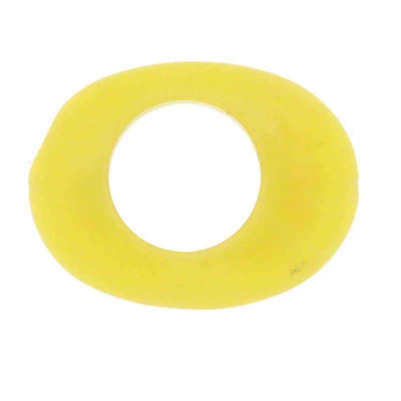 Componente giada oliva cerchietti ovali 30x40 mm 1pz