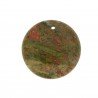 Componente Unakite moneta 30 mm 1pz