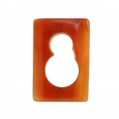 Componente corniola rettangolari 23x33 mm 1pz