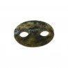 Componente turchese giallo maglia 2 fori 18x25 mm 1pz