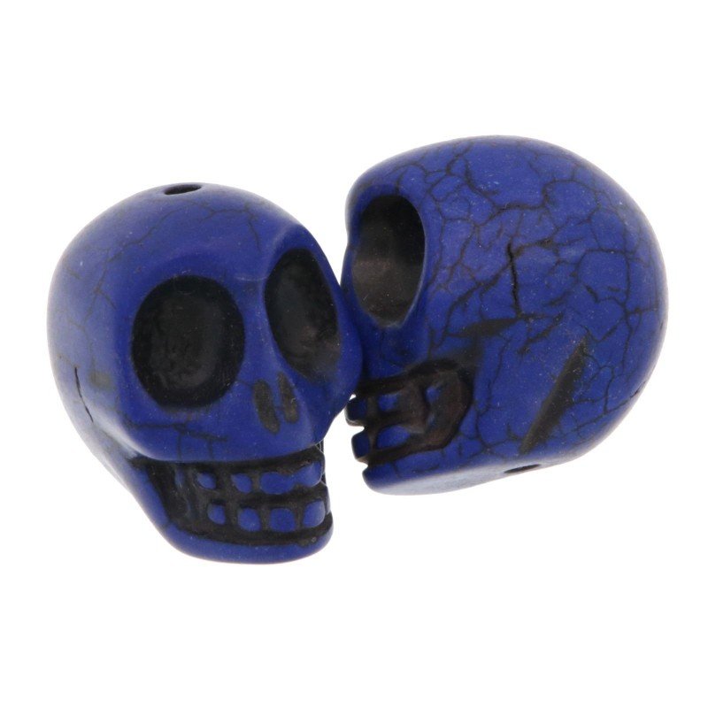 Aulite blu forma teschio 30mm 1pz