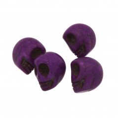 Aulite viola forma teschio 17mm 1pz