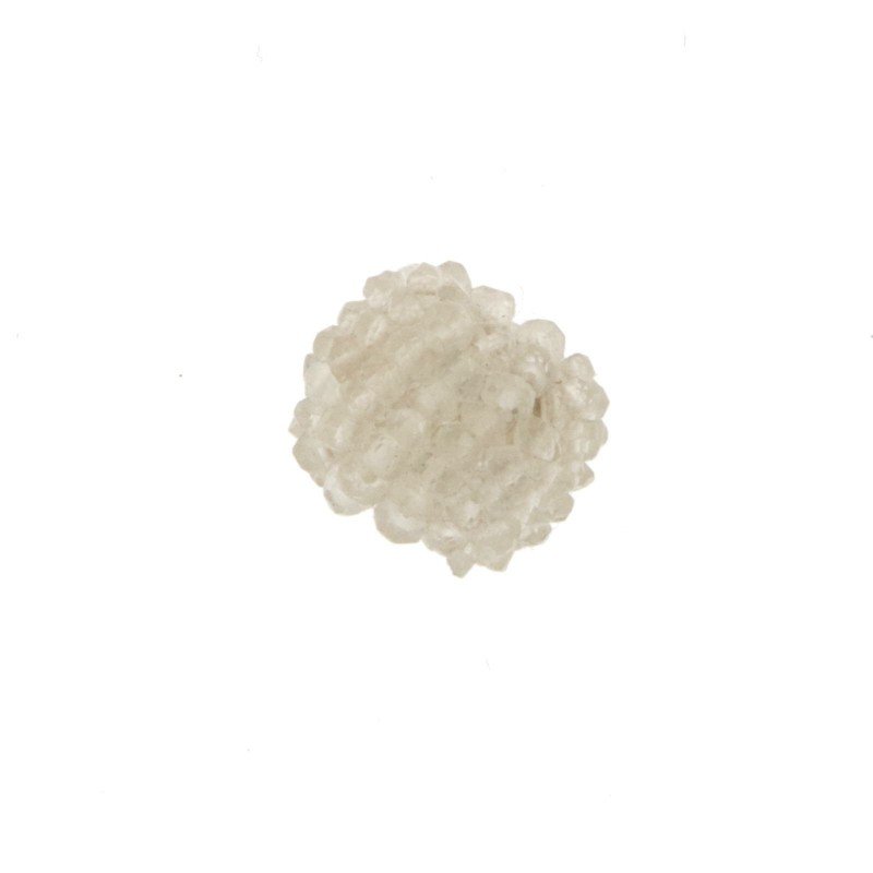 More tonde Di zircone Rondelle Intrecciate indiane 11x15 mm bianco 1pz More tonde Di zircone Rondelle Intrecciate indiane 11x15 mm bianco 1pz