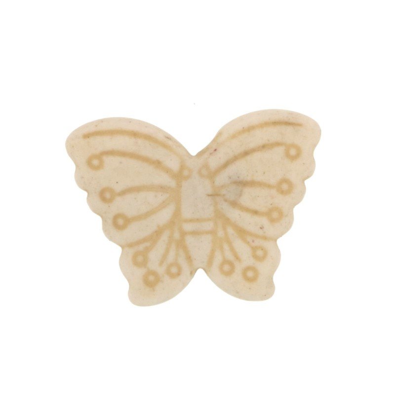 Aulite Forma Farfalla piatto 30x40mm Beige 1pz