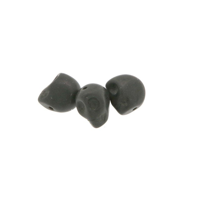 Aulite nero forma teschio 17mm 1pz