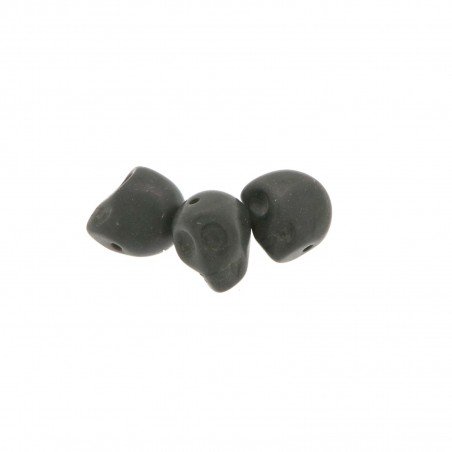 Aulite nero forma teschio 17mm 1pz