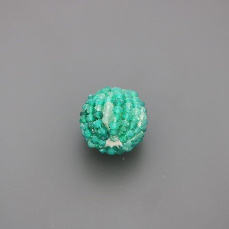 More tonde  Di onice verde Rondelle Intrecciate indiane 20x22 mm 1pz