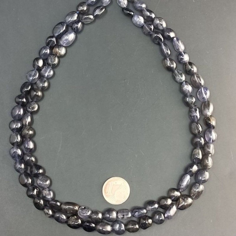 Iolite Naturale Sasso Burattato Liscio 06mm-mm