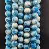 Resina Larimar Perline Forma Tondo Liscio 10mm