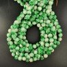 Resina Ambra Verde Perline Forma Tondo Liscio 10mm