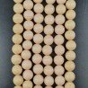 Resina Osso Perline Forma Tondo Liscio 10mm