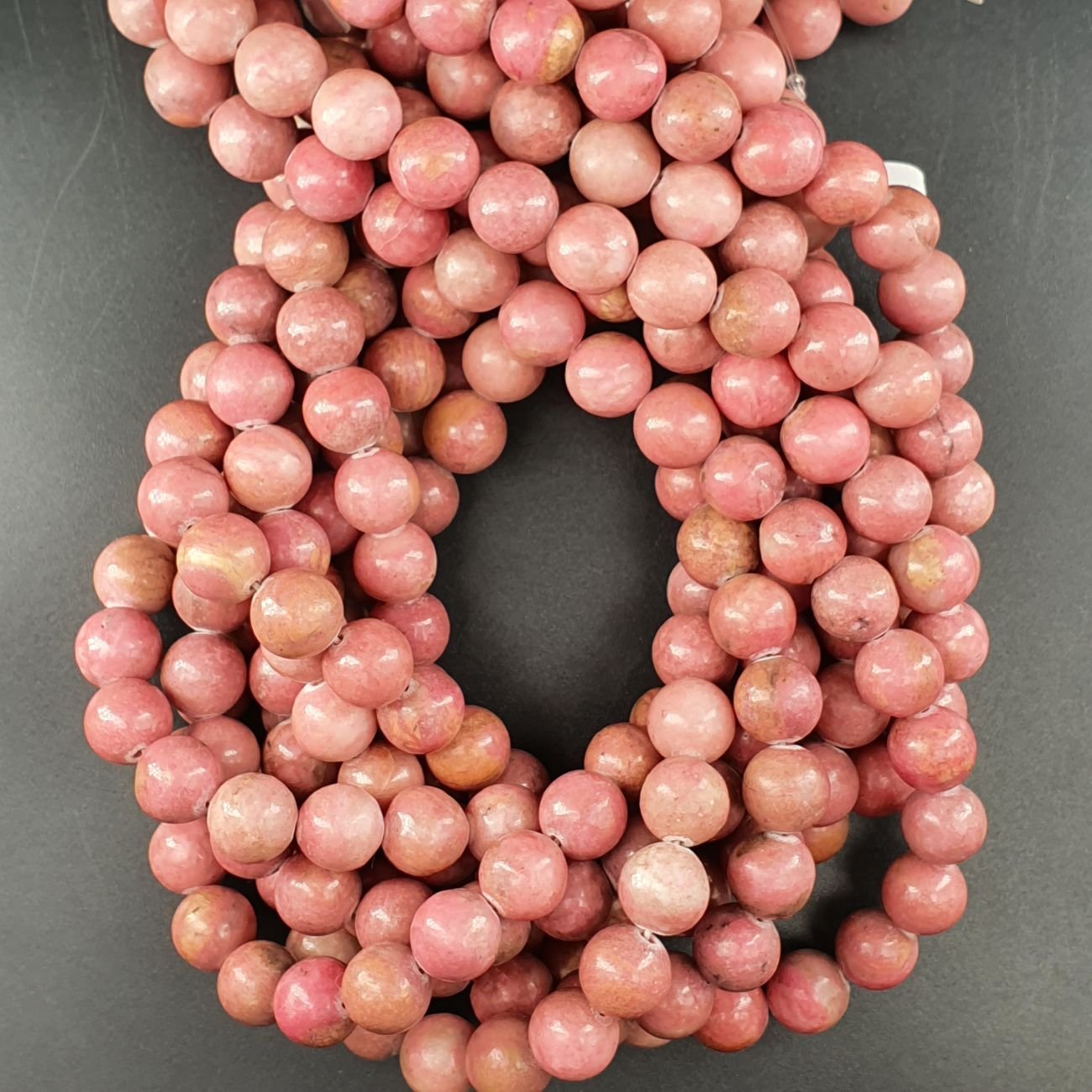 Rodonite Perline Forma Tondo Liscio 10mm