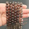 Quarzo Fume Perline Forma Tondo Sfaccettato 10mm