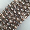 Quarzo Fume Perline Forma Tondo Sfaccettato 10mm