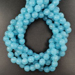 Angelite Perline Forma Tondo Sfaccettato 10mm
