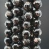 Tormalina Nera Perline Forma Tondo Sfaccettato 10mm