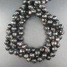 Tormalina Nera Perline Forma Tondo Sfaccettato 10mm
