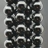 Onice Nera Perline Forma Tondo Liscio 10mm
