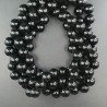 Onice Nera Perline Forma Tondo Liscio 10mm