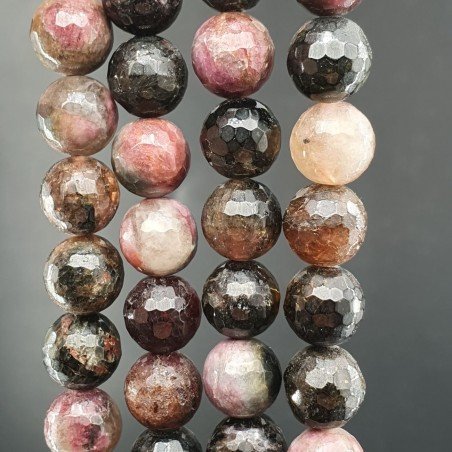 Tormalina Perline Forma Tondo Sfaccettato 10mm