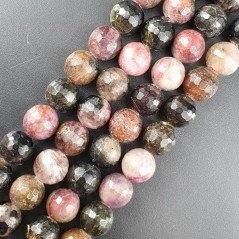 Tormalina Perline Forma Tondo Sfaccettato 10mm