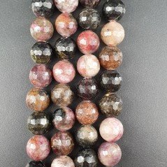 Tormalina Perline Forma Tondo Sfaccettato 10mm