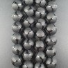 Onice Nera Perline Forma Tondo Liscio Satinato-Matte 10mm