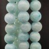 Angelite Perline Forma Tondo Liscio 10mm - Buco Grande
