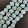 Angelite Perline Forma Tondo Liscio 10mm - Buco Grande