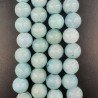 Angelite Perline Forma Tondo Liscio 10mm - Buco Grande