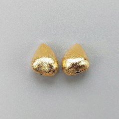 Distanziatore In Ottone Forma Fantasia Satinato 17X13mm-Dorato 1pz
