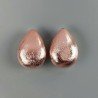 Distanziatore In Ottone Satinato Goccia 20x27mm-Ramato 1pz