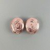 Distanziatore In Ottone Forma Ovale Satinato A Spirale 16X19mm-Ramato 1pz