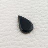 Onice Nera Naturale Forma Goccia Piatto Cabochon Liscio Fatto a Mano 15X10X2mm 3,35 Carati 1pz