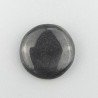 Agata Onice Nera Naturale Forma Goccia Piatto Cabochon Liscio Fatto a Mano 32X31X4mm 33,85 Carati 1pz
