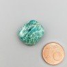 Amazzonite Russa Naturale Forma Quadrato Piatto Cabochon Liscio Fatto a Mano 18X15X6mm 15,95 Carati 1pz