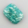Amazzonite Russa Naturale Forma Rettangolare Piatto Cabochon Liscio Fatto a Mano 20X15X6mm 19,15 Carati 1pz