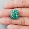 Amazzonite Russa Naturale Forma Quadrato Piatto Cabochon Liscio Fatto a Mano 17X15X6mm 17,20 Carati 1pz