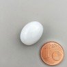 Calcedonio Naturale Forma Ovale Piatto Cabochon Liscio Fatto a Mano 17X13X10mm 19,50 Carati 1pz