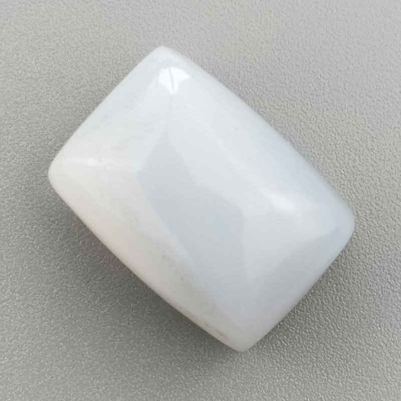 Calcedonio Naturale Forma Cuscino Piatto Cabochon Liscio Fatto a Mano 16X13X10mm 26,45 Carati 1pz