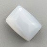 Calcedonio Naturale Forma Cuscino Piatto Cabochon Liscio Fatto a Mano 16X13X10mm 26,45 Carati 1pz