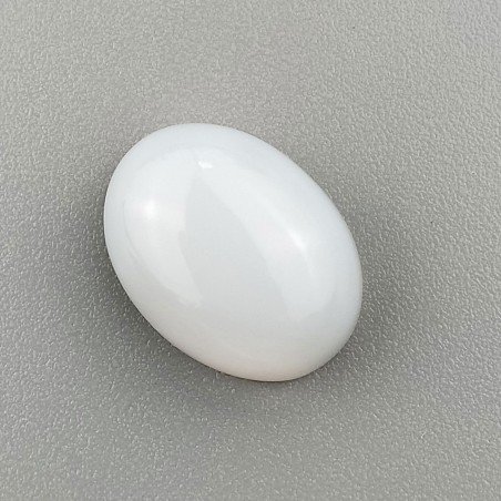 Calcedonio Naturale Forma Ovale Piatto Cabochon Liscio Fatto a Mano 16X12X6mm 9,60 Carati 1pz